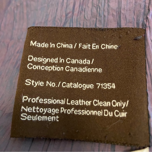 Danier Black Leather Jacket with Hood - Picture 9 of 10